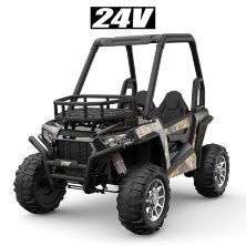 Дитячий електромобіль Джип Квадроцикл Ford Ranger M 4273ELS-2(24V) автопокраска чорний