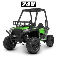 Дитячий електромобіль Джип Квадроцикл Ford Ranger M 4273ELS-2(24V) автопокраска чорний