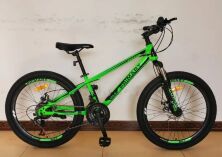 Спортивний велосипед Corso 74191 PRIMARY колеса 24 дюймів / ShineMax / 21 швидкість / салатовий