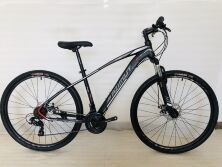 Спортивний велосипед Azimut NEVADA GFRD 24 дюйми чорно-сірий