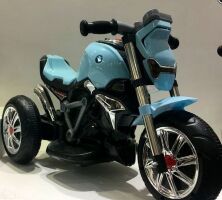 Дитячий електромобіль мотоцикл трицикл Bambi Racer M 3639-12 на акумуляторі/блакитний**