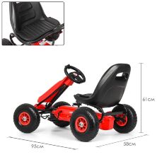 Дитячий педальний карт надувні колеса Bambi M 3590AL-3 червоний **
