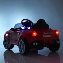 Дитячий електромобіль M 3175EBLR-8 BMW шкіряне сидіння рожевий