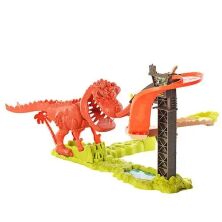 Дитяча іграшка Гоночний автотрек трек "Динозавр в місті" 8899-94, аналог Hot Wheels