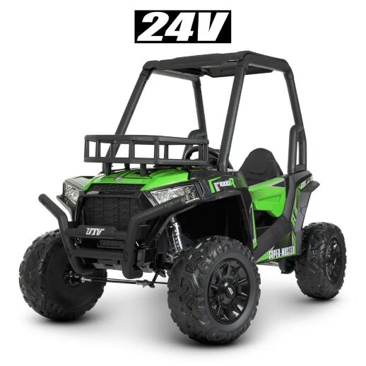 Дитячий електромобіль Джип Квадроцикл Ford Ranger M 4273ELS-2(24V) автопокраска чорний