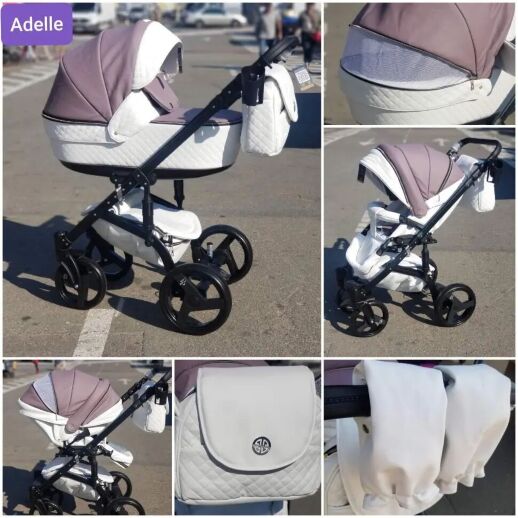 Коляска дитяча прогулянкова Lorelli DAISY Dark Grey Lighthouse темно-сіра