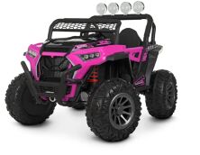 Дитячий двомісний електромобіль машина джип квадроцикл баггі Bambi Racer 4WD M 4453EBLR-8 рожевий**