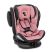 Автокрісло-ребордер дитяче Aviator Isofix 0-36 кг Rose рожеве
