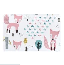 Дитячий дерев'яний столик зі стільчиком Bambi 504-119(UA) / Малюнок Лисичка/ колір білий**