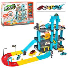 Дитячий Триповерховий гараж А236 Парковка паркінг для машинок 118 предметів**
