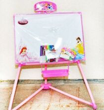 Дитячий пластиковий мольберт KT 007 "Принцеси Діснея" двостороння дошка / з аксесуарами