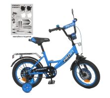 Дитячий двоколісний сталевий велосипед колеса 12 дюймів Profi Y1244-1 Original boy Синій**