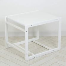 Дитячий дерев'яний Стільчик-трансформер для годування Color малиновий. Столик та стільчик для дівчинки