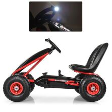 Дитячий педальний карт надувні колеса Bambi M 3856AL-2 чорний **