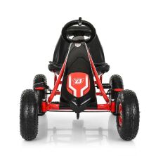 Дитячий педальний карт надувні колеса Bambi M 3856AL-2 чорний **