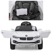 Дитячий електромобіль M 3175EBLR-1 BMW шкіряне сидіння білий