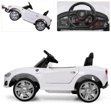 Дитячий електромобіль M 3175EBLR-1 BMW шкіряне сидіння білий