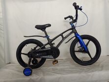 Велосипед двоколісний полегшений Crosser Magnesium Bike магнієва вилка 18 дюймів чорно-червоний