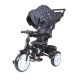 Велосипед-коляска дитячий триколісний Lorelli (Bertoni) Neo Black Crowns чорний