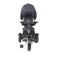 Велосипед-коляска дитячий триколісний Lorelli (Bertoni) Neo Black Crowns чорний