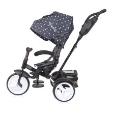 Велосипед-коляска дитячий триколісний Lorelli (Bertoni) Neo Black Crowns чорний