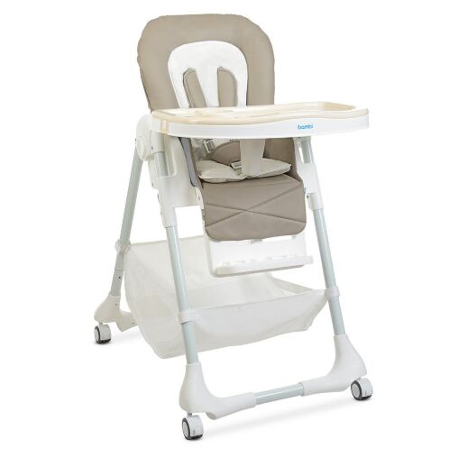 Стільчик для годування BAMBI M 3822 Nude Beige екокожа бежевий **