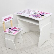 Дитяча парта шкільна зі стільцем 905-85(UA) Дісней Мінні Маус**