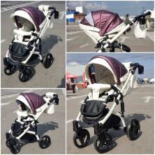 Коляска дитяча прогулянкова Lorelli DAISY Dark Grey Lighthouse темно-сіра