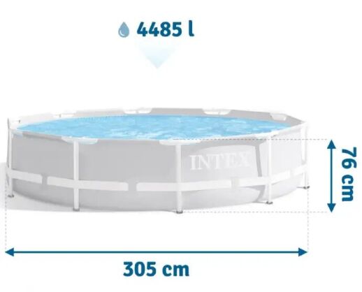 Тент для каркасного басейну Bestway 58037 діаметр 366 см темно-синій