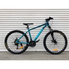 Спортивний алюмінієвий велосипед TopRider 680 колеса 26 дюймів / SHIMANO / рама 17" / колір синій
