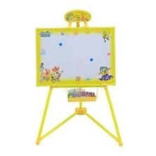 Дитячий пластиковий мольберт KT 012 "Губка Боб Спанч Боб" двостороння дошка / з аксесуарами