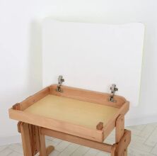 Дитяча дерев'яна регульована парта зі стільчиком 04-031GREEN Зелена**