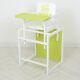 Дитячий дерев'яний Стільчик-трансформер для годування Color лайм. Столик та стільчик