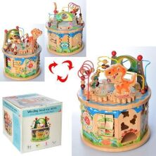 Дерев'яна іграшка розвиваючий центр MD 2137