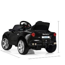 Дитячий електромобіль M 3175EBLR-2 BMW шкіряне сидіння чорний