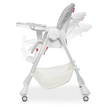 Стільчик для годування BAMBI M 3822 Gray екокожа сірий **