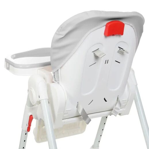 Стільчик для годування BAMBI M 3822 Gray екокожа сірий **