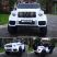 Дитячий двомісний електромобіль машина джип Mercedes 4WD T-7848 на EVA колесах білий