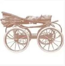 Коляска для ляльок DeCuevas 80043 Лялькова коляска-люлька "Реборн" з сумкою-рюкзаком DIDI / рожева**