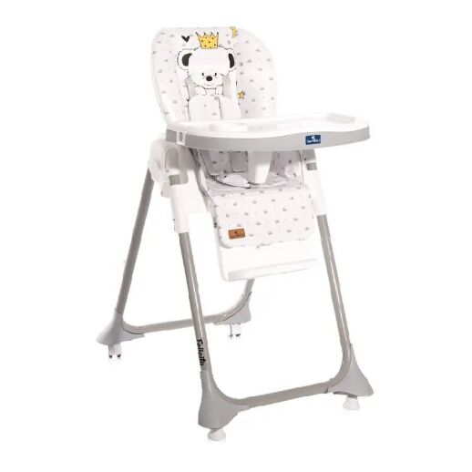 Стільчик для годування дитячий Lorelli (Bertoni) Felicita Grey Bear Сірий "Мішутка"