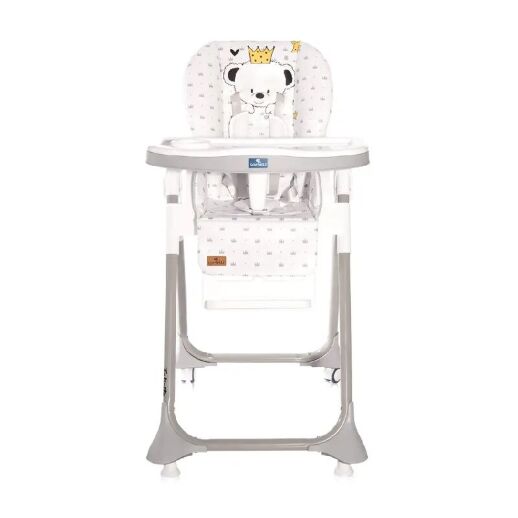 Стільчик для годування дитячий Lorelli (Bertoni) Felicita Grey Bear Сірий "Мішутка"