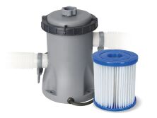 Каркасний прямокутний басейн ЗІ СХОДАМИ і фільтр-насосом Bestway 56456 розмір 412х201х122см / обсяг 8124л