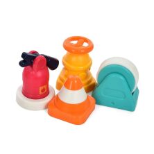 Машинка пожежна з фігурками та інвентарем E9998-HL звукові та світлові ефекти