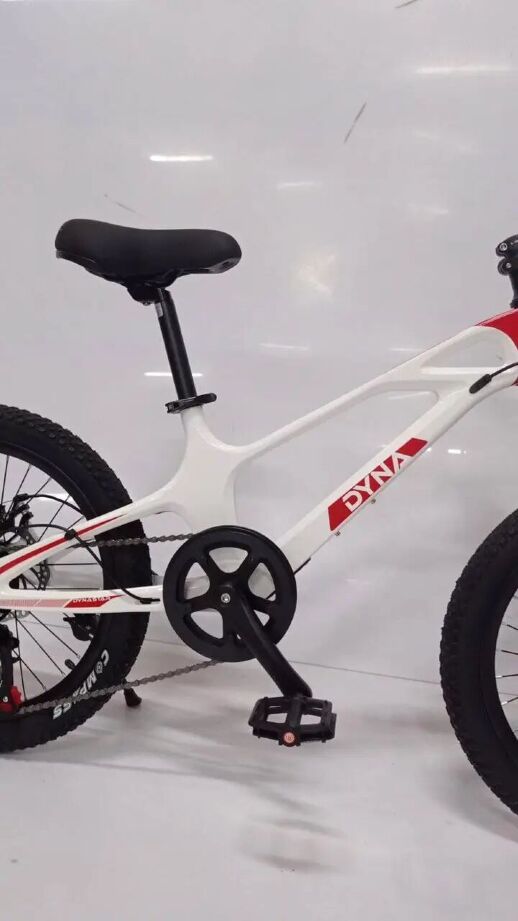 Гірський спортивний Магнезієвий велосипед Dyna M-1 колеса 20 дюймів / 7 швидкостей / Shimano / білий