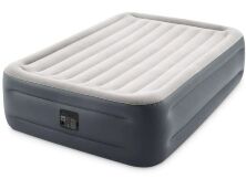 Надувна двоспальне ліжко Intex 64126 з вбудованим електронасосом **