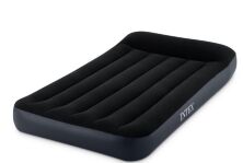 Велюровий надувний матрац ліжко Intex 64141 Pillow Rest Classic Bed з підголовником / клапан 3 в 1**