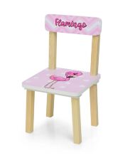 Дитячий стіл з двома стільчиками Bambi 501-71 Фламінго**