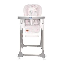 Стільчик для годування дитячий Lorelli (Bertoni) Felicita Pink Rabbits Рожевий "Кролики"