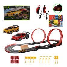 Автотрек траса гоночний трек на р/у LVT12114 зі світловими ефектами / на радіоуправлінні з машинками