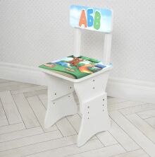 Дитяча парта регульована шкільна зі стільцем 904-136(UA) малюнок Школа**